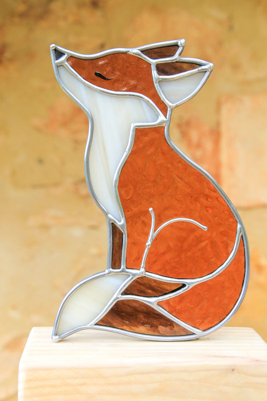 Précommande renard sur socle
