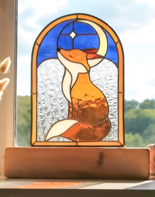 Précommande renard qui rêve à la lune