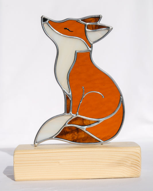 Précommande renard sur socle